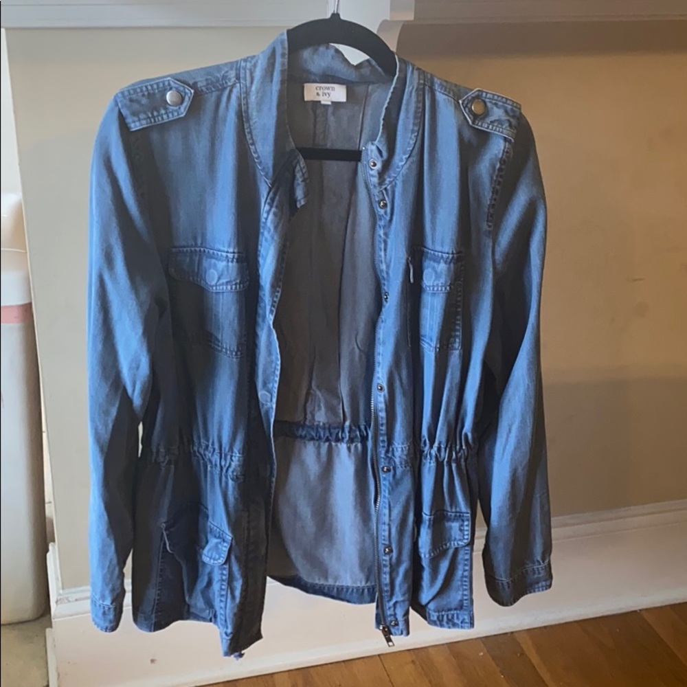 Crown Ivey denim cardigan jacket